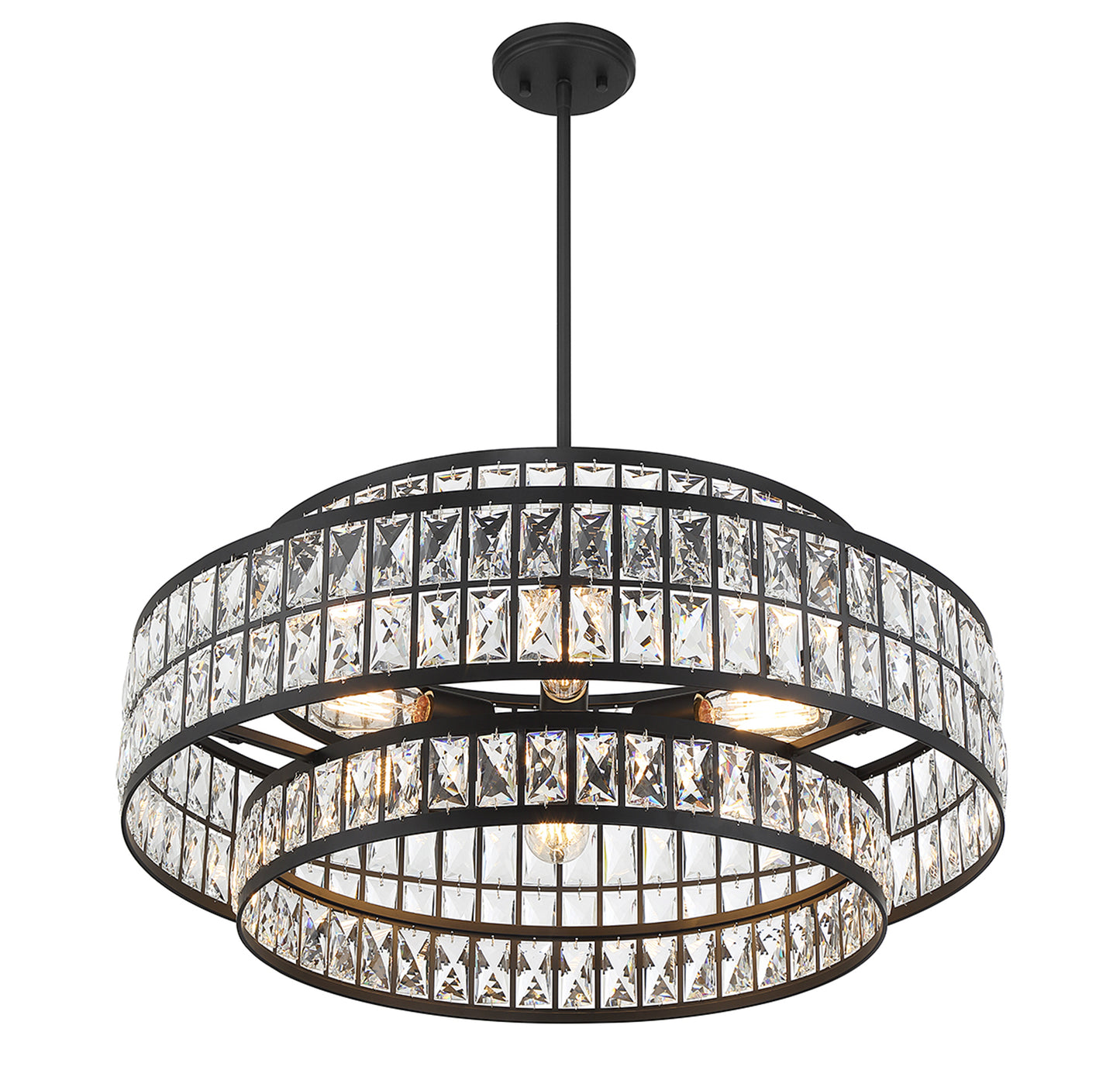 Renzo 6-Light Pendant in Warm Brass