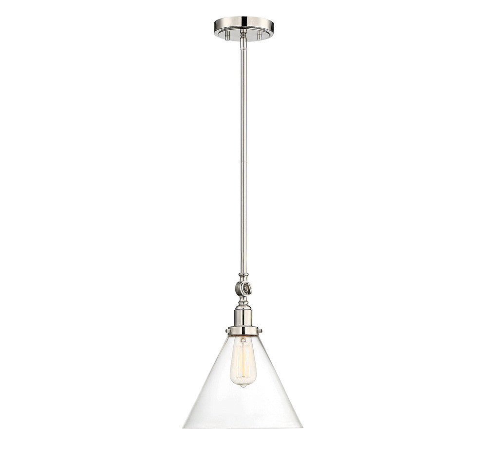Savoy House Drake Pendant Polished Nickel