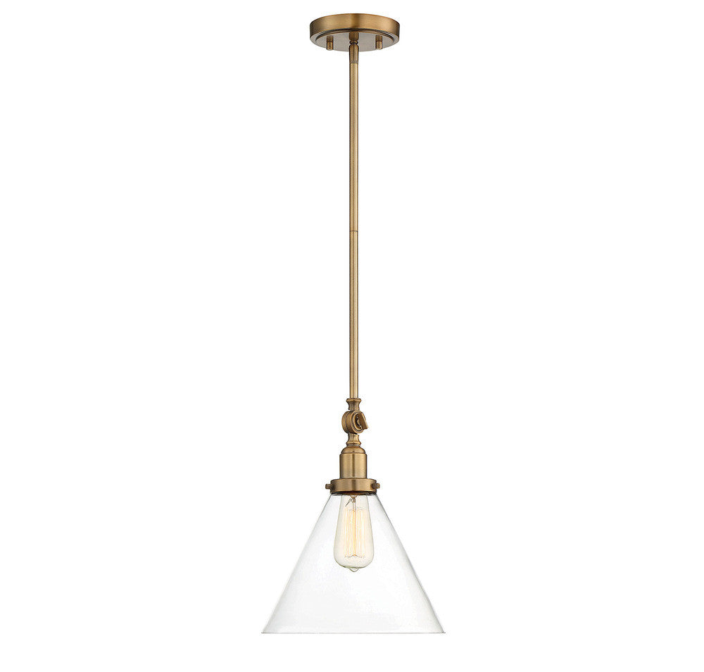 Savoy House Drake Pendant Warm Brass