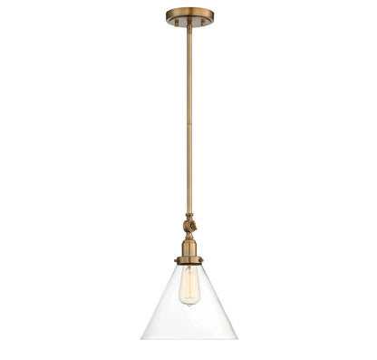 Savoy House Drake Pendant Warm Brass