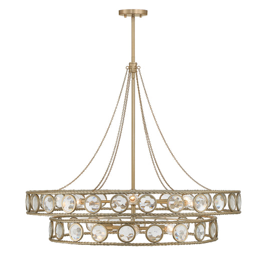 Savoy House Cologne 12-Light Pendant - Opulent Gold