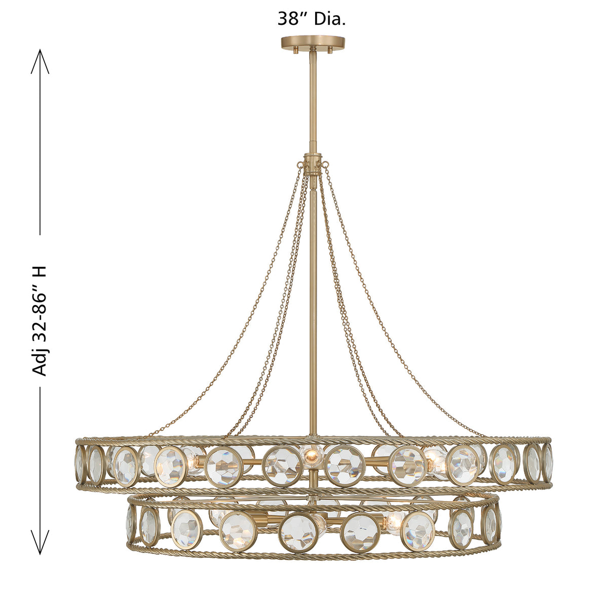 Savoy House Cologne 12-Light Pendant - alternate view