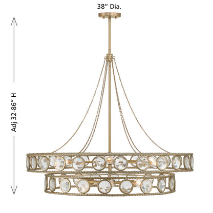 Savoy House Cologne 12-Light Pendant - alternate view