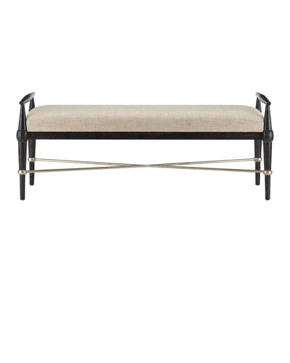 Perrin Black Bench, Finn Natural Currey and Company 7000-0052