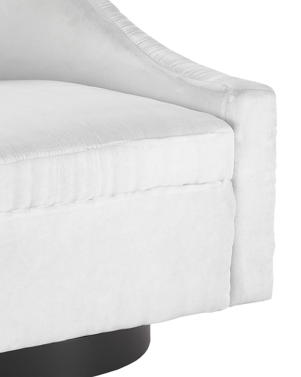 Pryce Black Swivel Chair, Muslin Currey and Company 7000-0371