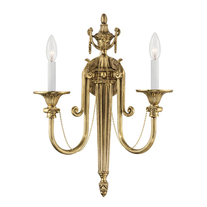 Crystorama Langley 2-Light Wall Sconce