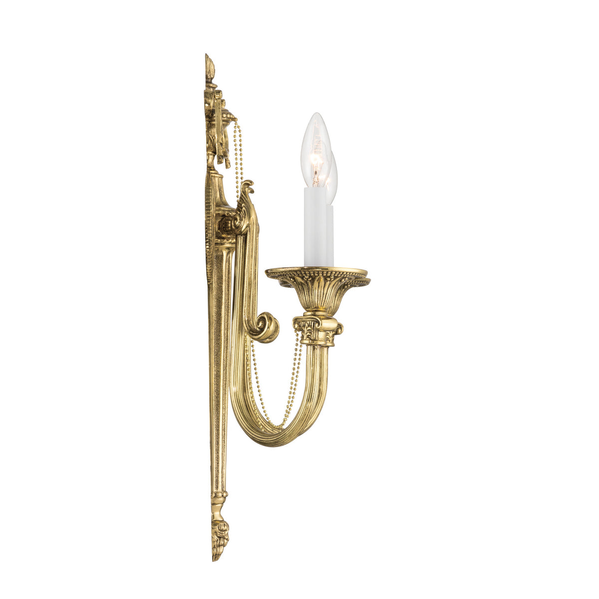 Crystorama Langley 2-Light Wall Sconce - detail