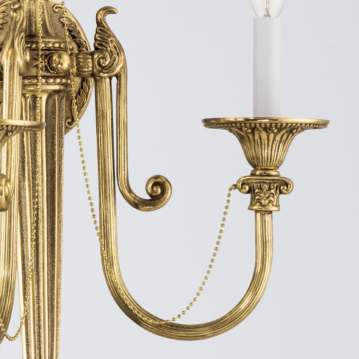 Crystorama Langley 2-Light Wall Sconce - detail