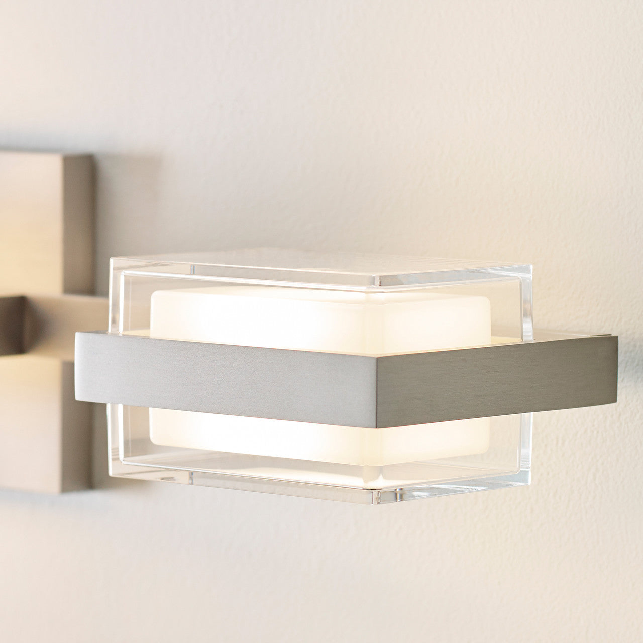 Kamden Bath Vanity, 3-Light, LED, Satin Nickel, 22.5"W (700BCKMD3HS-LED930-277 703T60J)