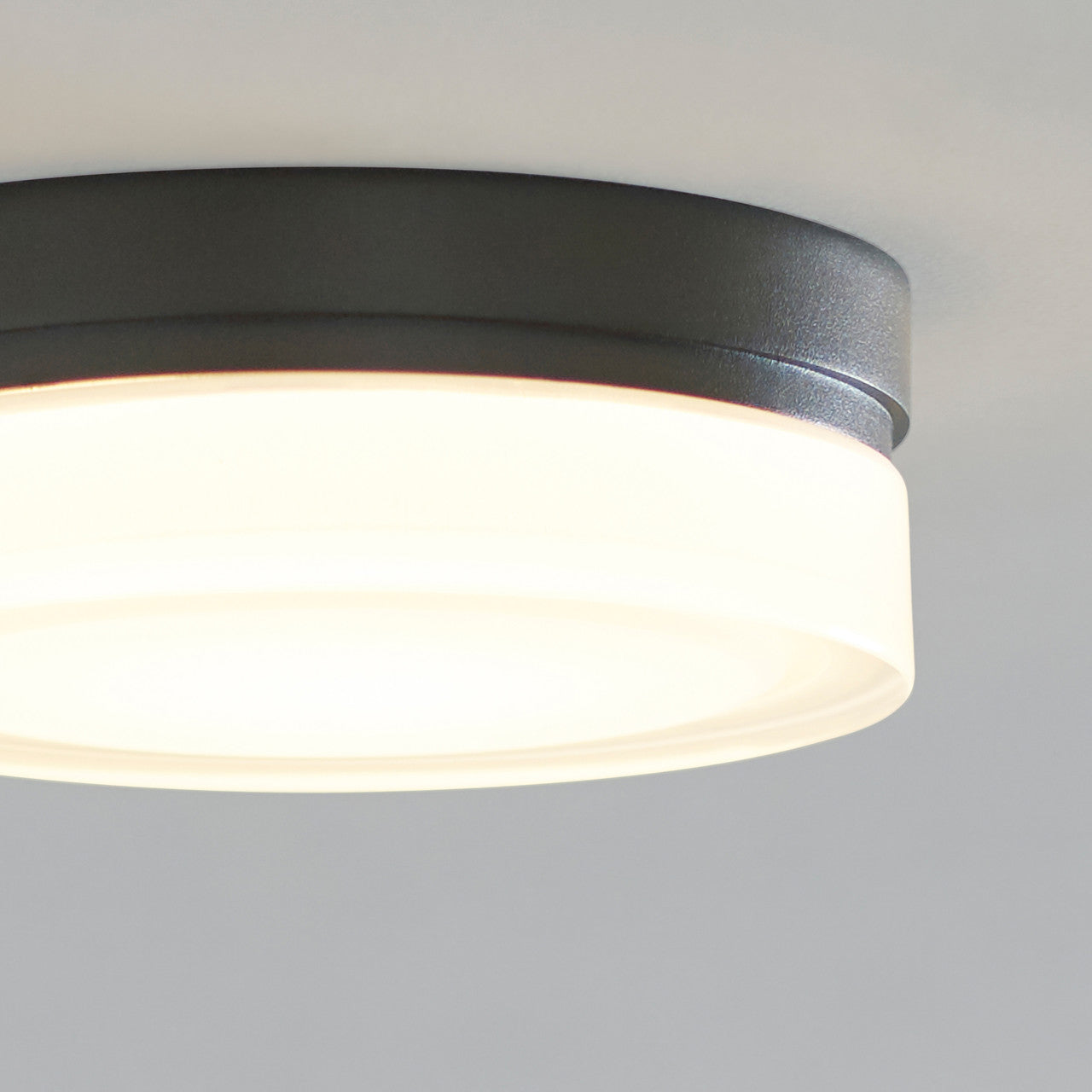 Cirque Outdoor Flush Mount, 1-Light, LED, Antique Bronze, 6"W (700CQSZ-LED 703TDUL)