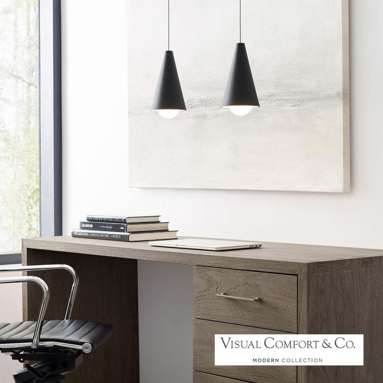Mini Joni Pendant, 1-Light, LED, Black, 10.4"H (700FJJNIB-LED930 70PDCVA)