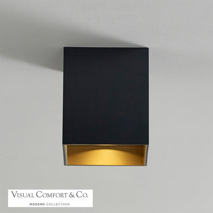 Flush Mounts-Visual Comfort & Co. Modern Collection-700FMEXO6