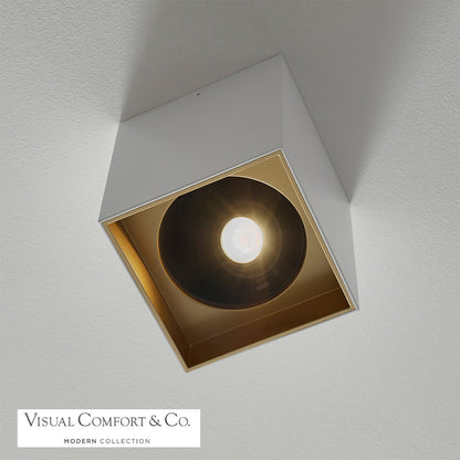 Flush Mounts-Visual Comfort & Co. Modern Collection-700FMEXO6