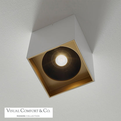 Flush Mounts-Visual Comfort & Co. Modern Collection-700FMEXO6