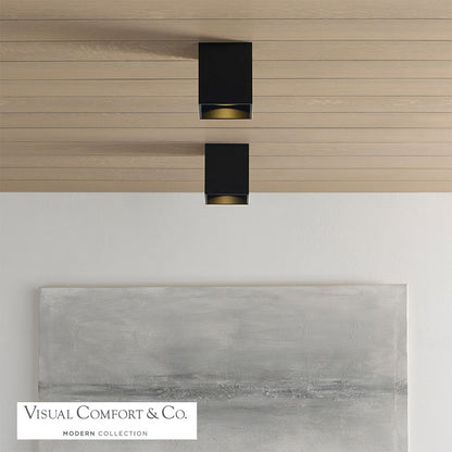 Flush Mounts-Visual Comfort & Co. Modern Collection-700FMEXO6