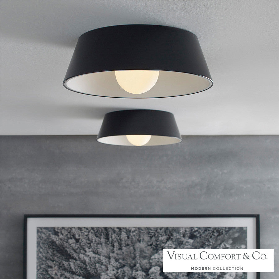 Joni Flush Mount, 1-Light, LED, Matte Black, 17"W (700FMJNIB-LED930 70P9E47)