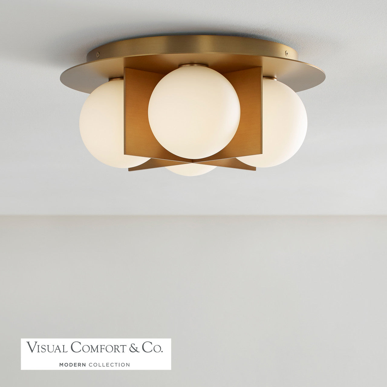 Visual Comfort Modern Orbel Flush Mount 