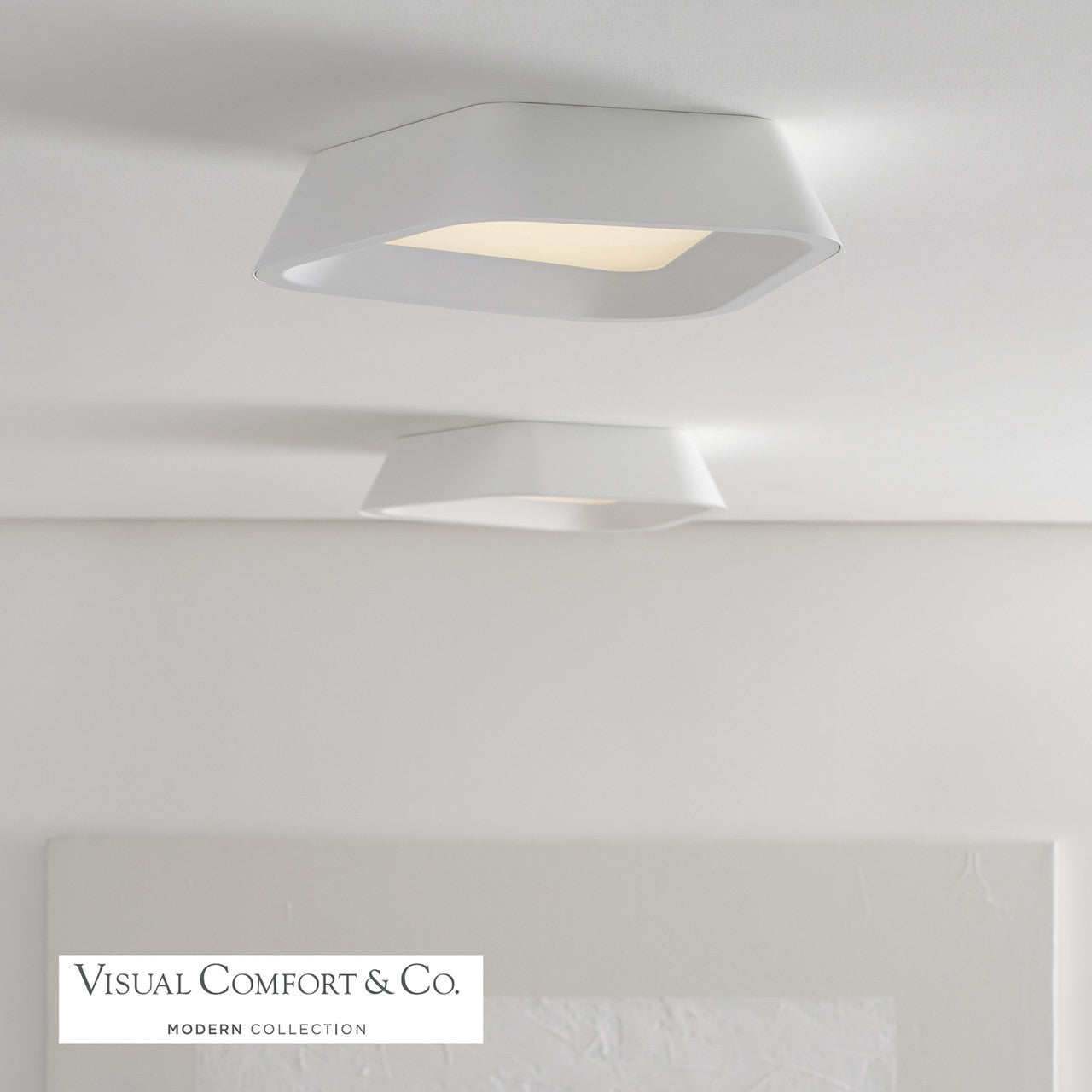 Visual Comfort Modern Rhonan Flush Mount 