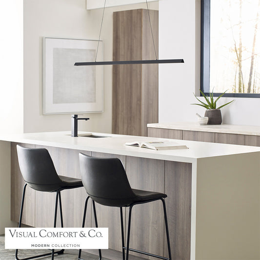 Visual Comfort Modern Dessau Linear Chandelier 