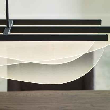 Visual Comfort Modern Nyra Linear Suspension Plated Brass