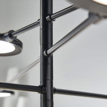 Visual Comfort Modern Spectica Chandelier Plated Brass