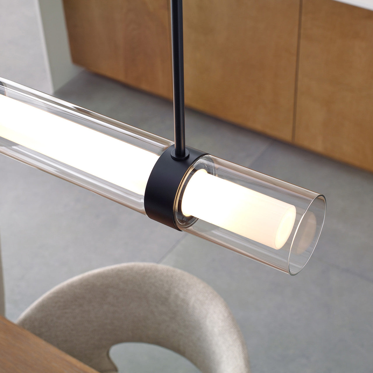 Visual Comfort Modern Wit Linear Chandelier 