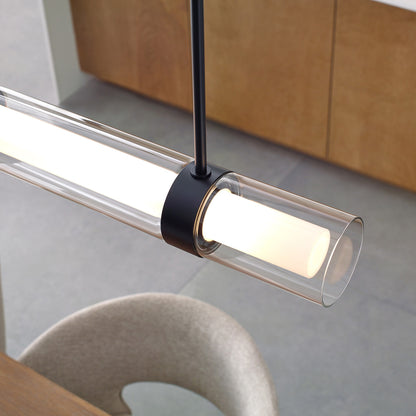 Visual Comfort Modern Wit Linear Chandelier 