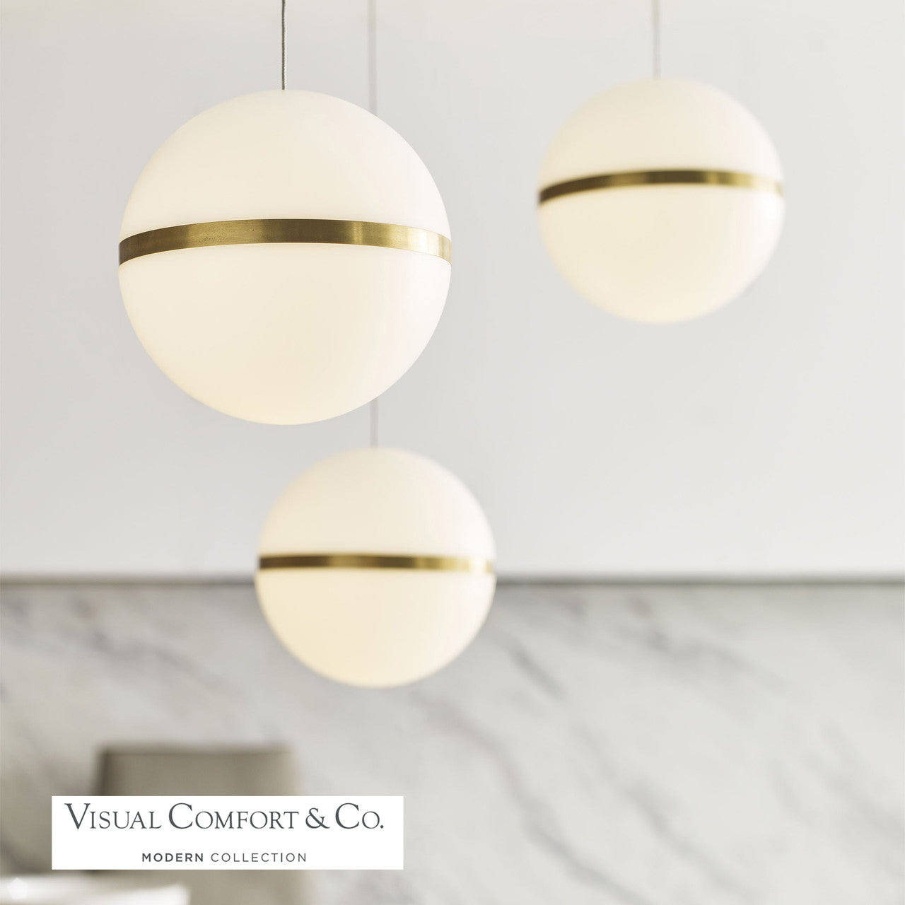 Visual Comfort Modern Mini Hanea Pendant