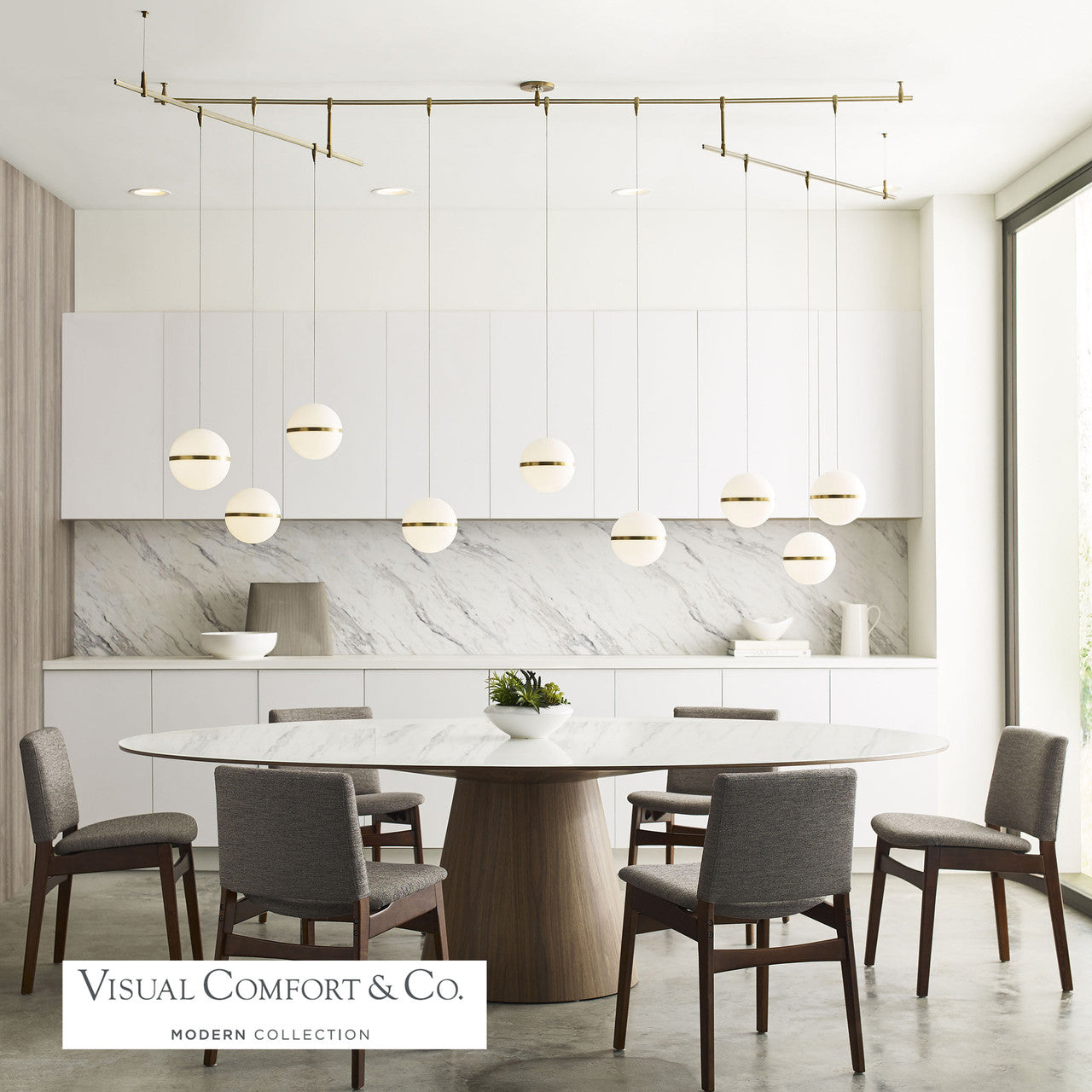 Visual Comfort Modern Mini Hanea Pendant