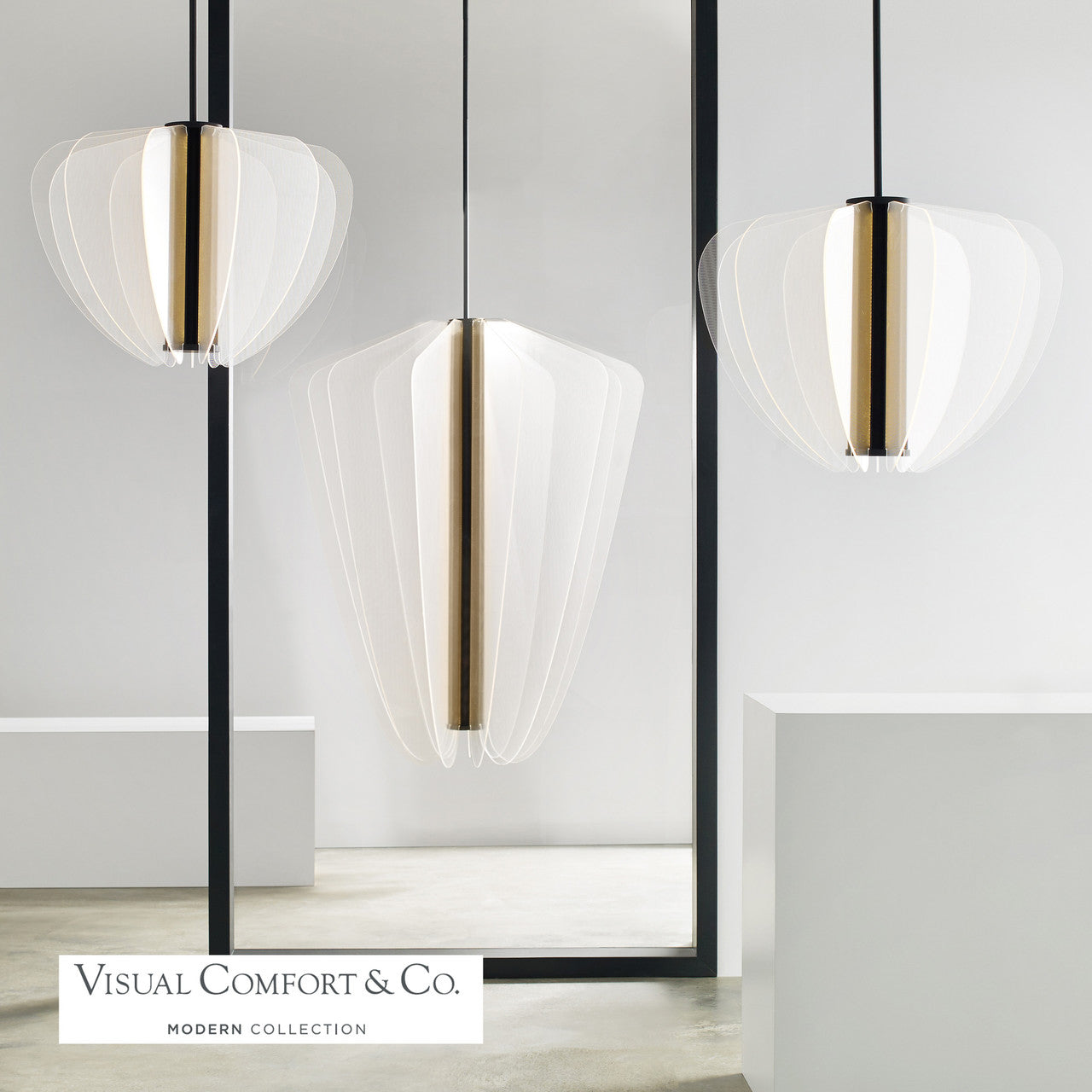 Chandeliers-Visual Comfort & Co. Modern Collection-700NYR28