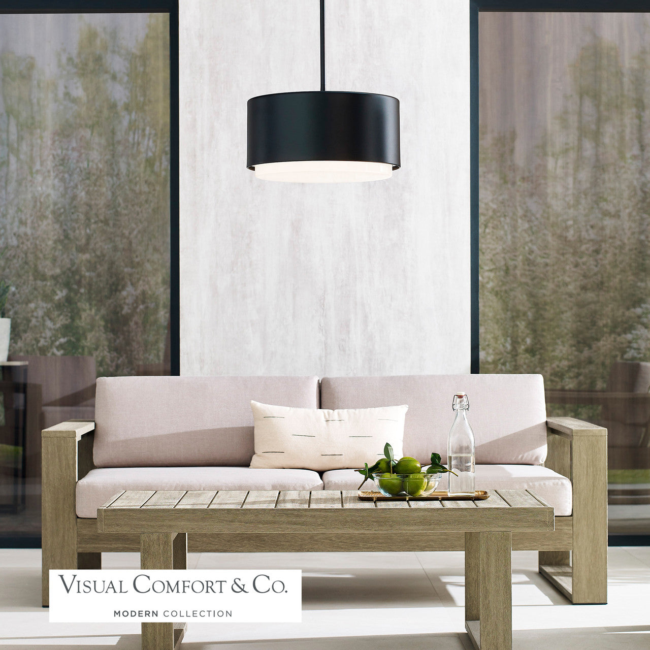 Visual Comfort Modern Roton Outdoor Pendant 
