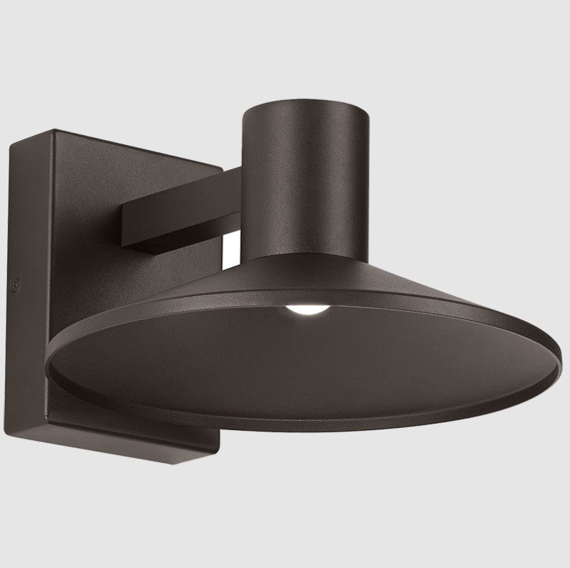 Visual Comfort Modern Ash Outdoor Wall Sconce Bronze