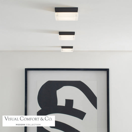 Visual Comfort Modern Boxie Outdoor Wall/Flush Mount