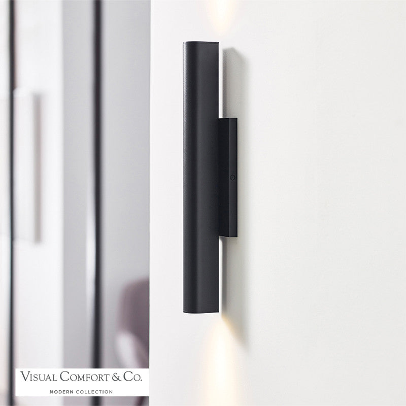 Chara Outdoor Wall Sconce, LED, Black, 17.25"H (700OWCHA93017BUDUNVS 70P9D78)