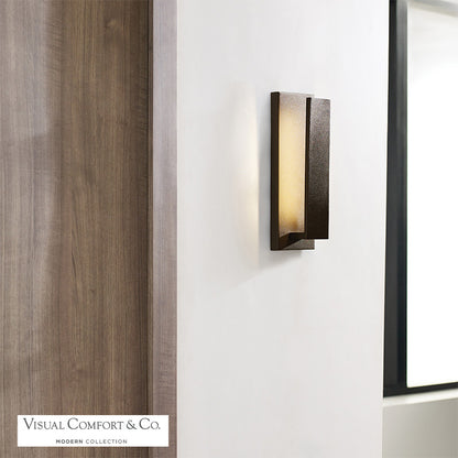 Nate Outdoor Wall Sconce, 1-Light, LED, Bronze, 17"H (700OWNTE17Z-LED930 70PD9YR)