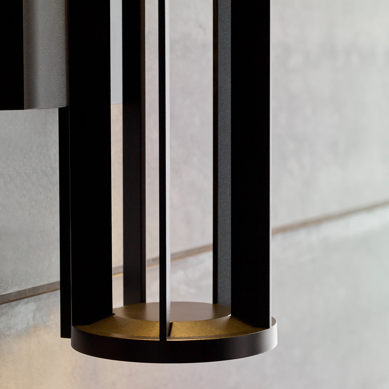 Visual Comfort Modern Turbo Outdoor Wall Sconce Black