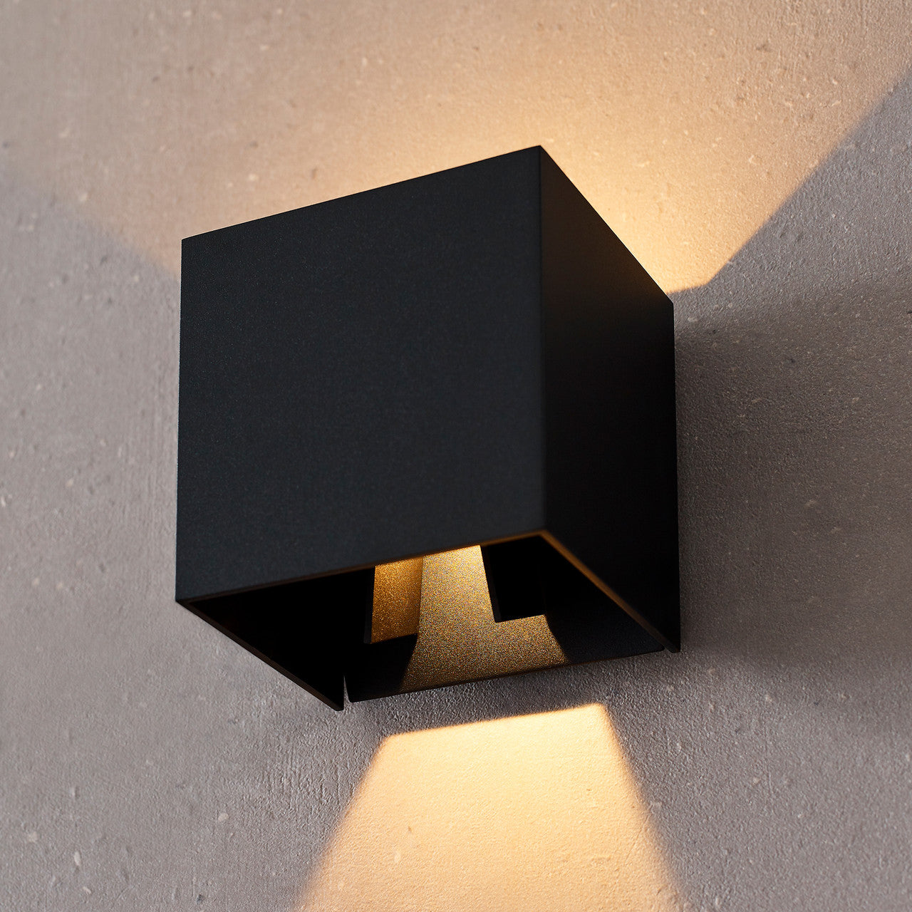 Visual Comfort Modern Vex Outdoor Wall Mount Charcoal