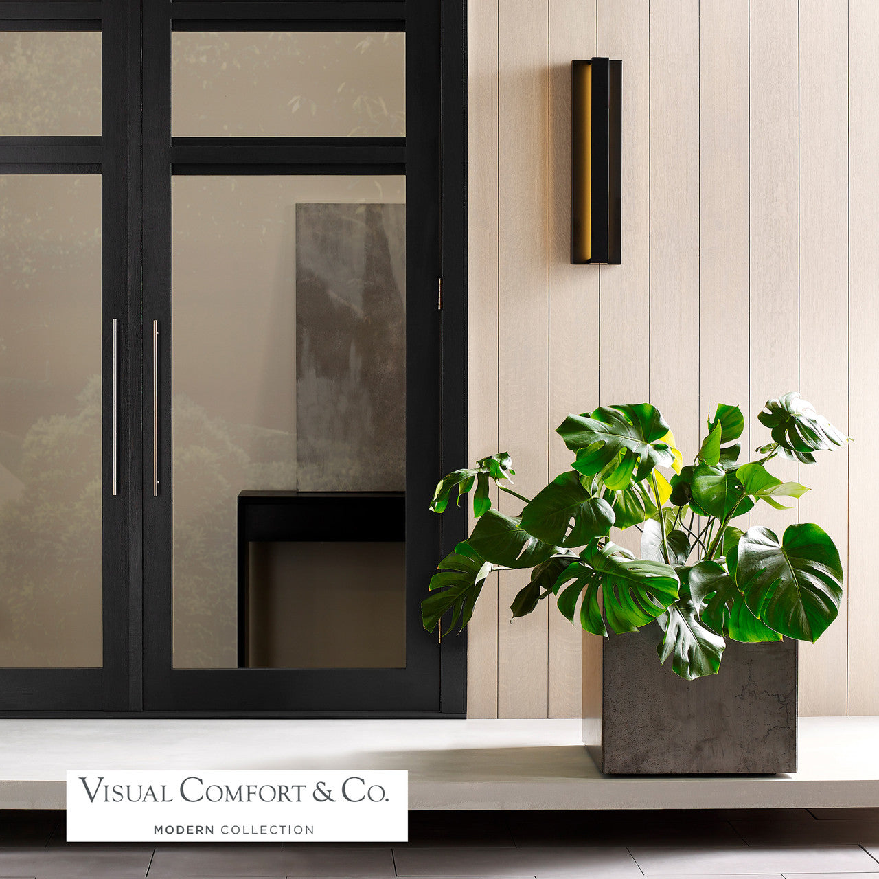 Visual Comfort Modern Windfall Outdoor Wall Sconce 