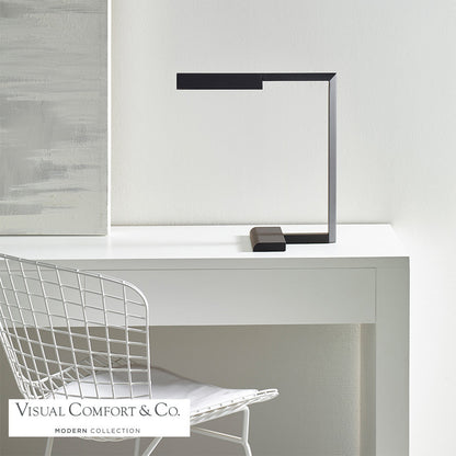 Dessau Table Lamp, 1-Light, LED, Nightshade Black, 16"H (700PRTDES16B-LED927 70PDEUV)