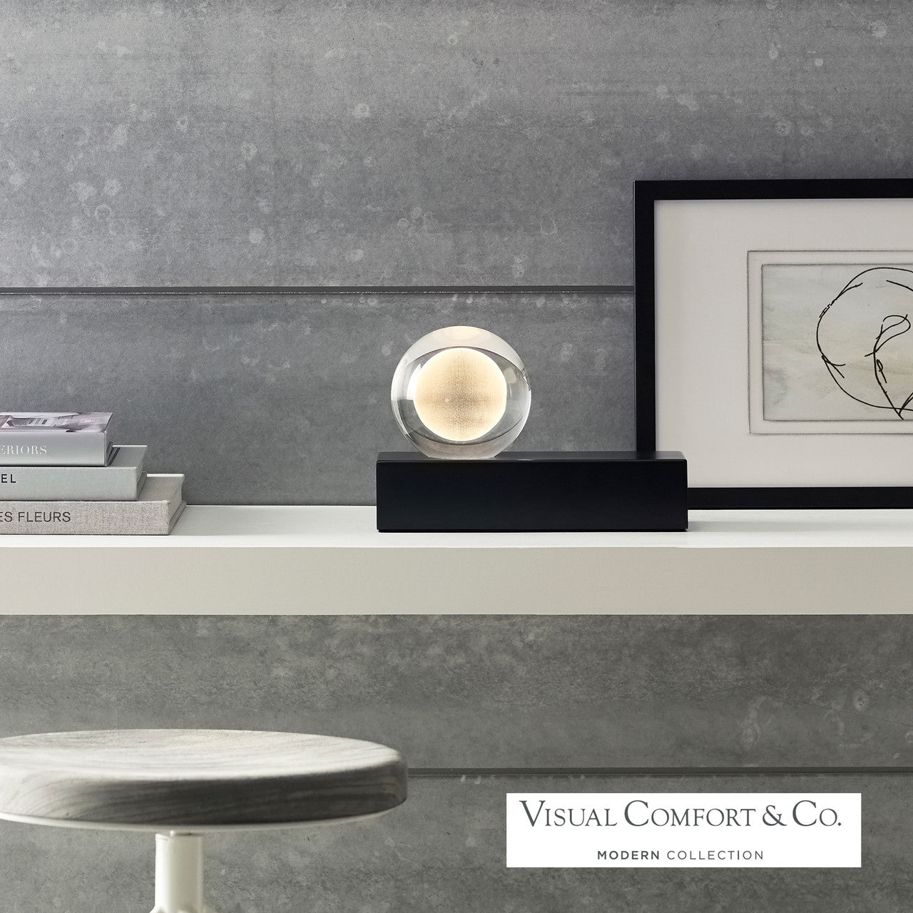Mina Table Lamp, 1-Light, LED, Nightshade Black, 7.25"H (700PRTMINAB-LED927 70PDEVL)