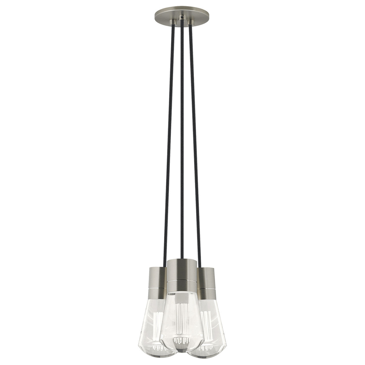 Visual Comfort Modern Alva Pendant Nickel, Satin Nickel