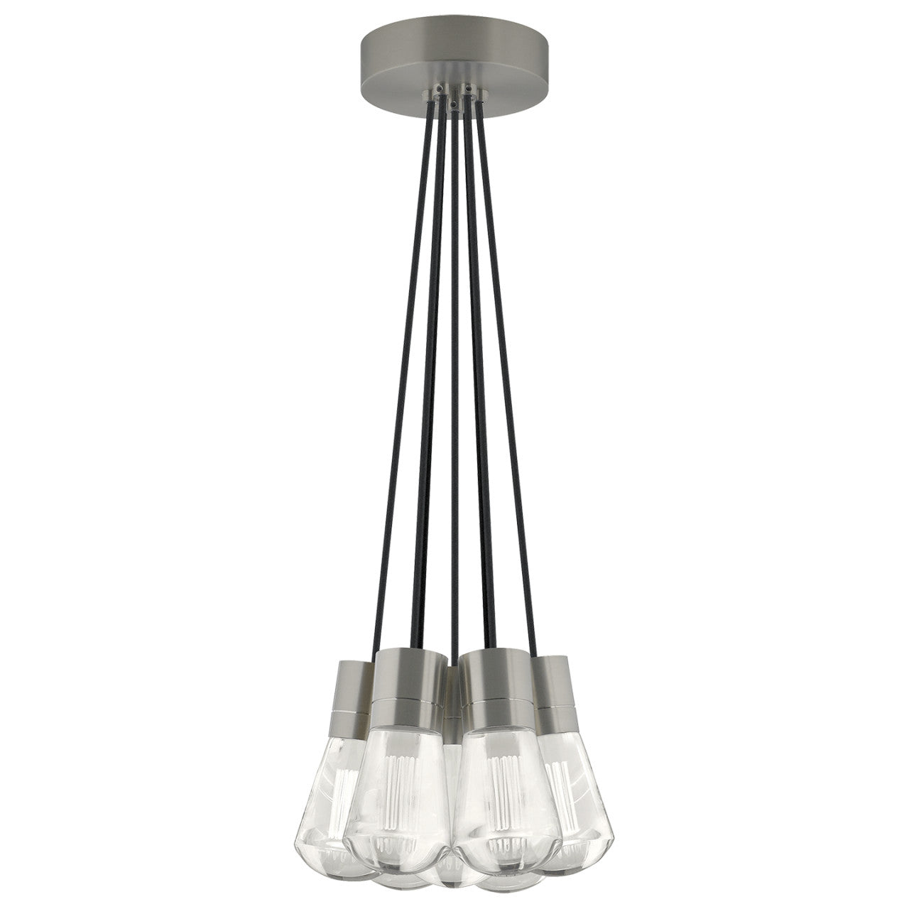 Visual Comfort Modern Alva Pendant Nickel, Satin Nickel