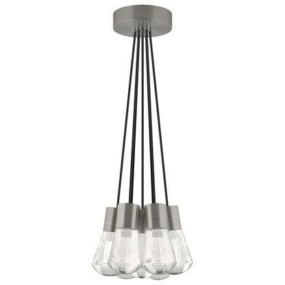 Alva 7-Light Pendant - Satin Nickel