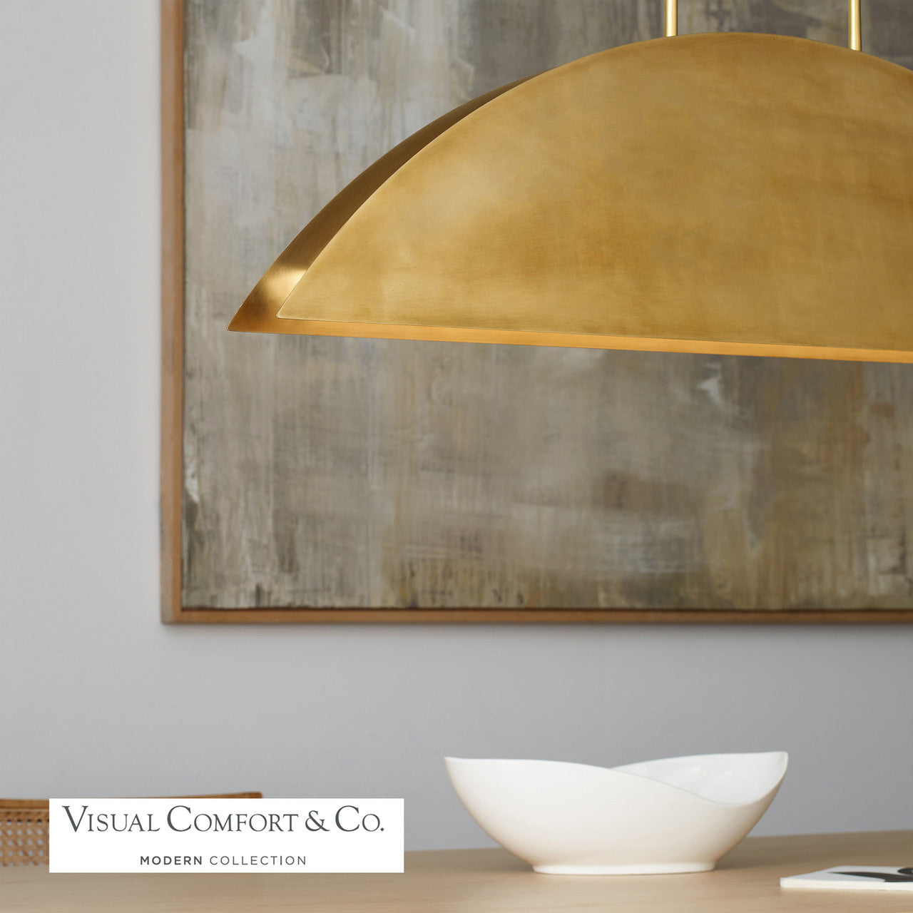Visual Comfort Modern Bau 50 Linear Chandelier 