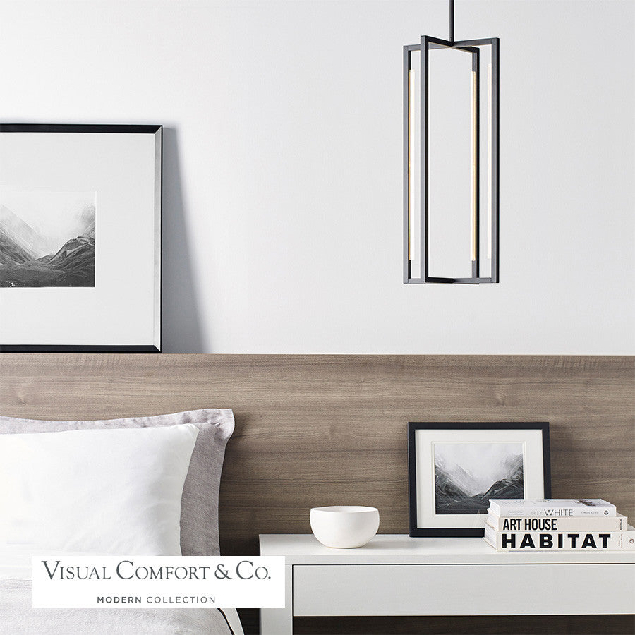 Kenway Pendant, 1-Light, LED, Black, 25"H (700TDKNW25B-LED930 70PDFRY)