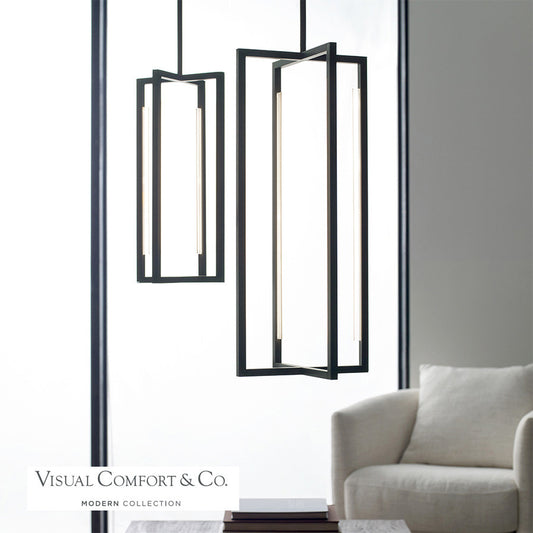Visual Comfort Modern Kenway Pendant Natural Brass
