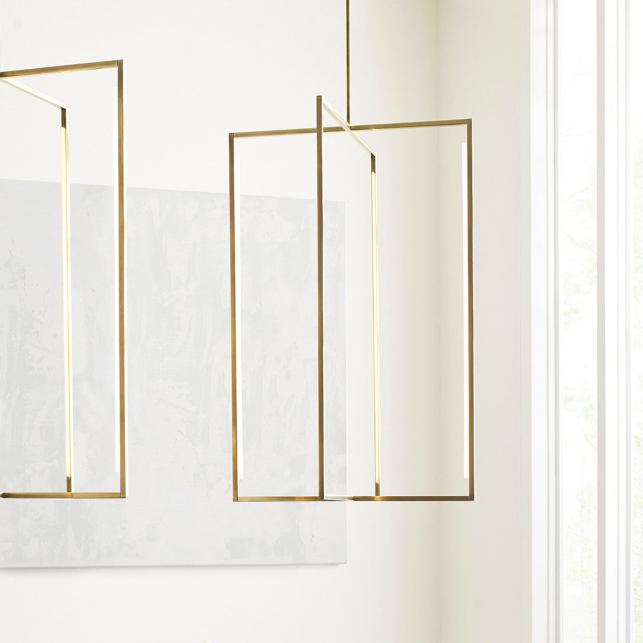 Kenway Pendant, 1-Light, LED, Brass, 42"H (700TDKNW42NB-LED930 70PDFT2)