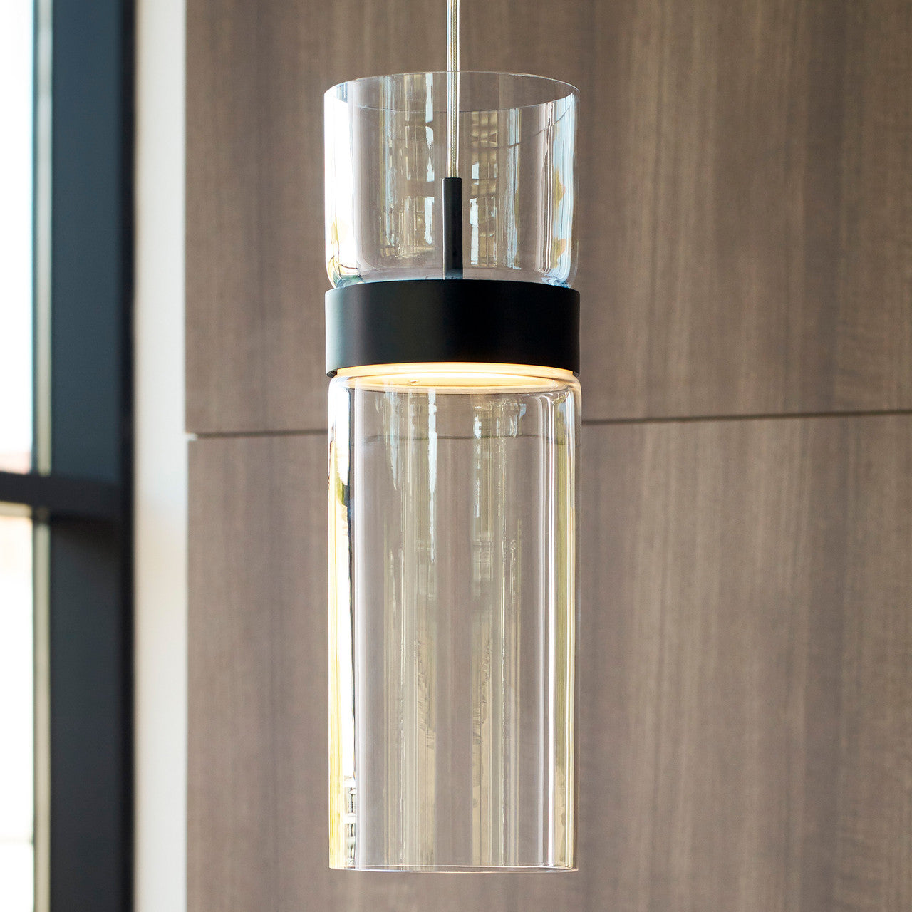 Manette Grande Pendant, 1-Light, Black/Black, 5"W (700TDMANGPCLCLBB-LED277 70P0871)