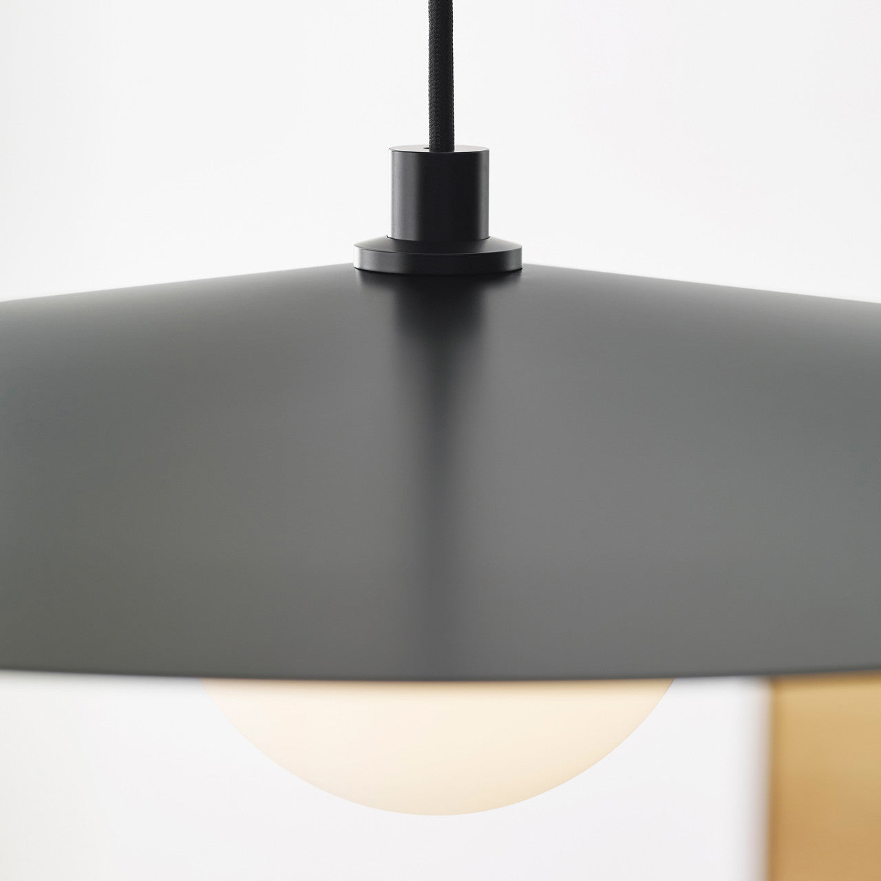 Visual Comfort Modern Pirlo Pendant Brass, Aged Brass