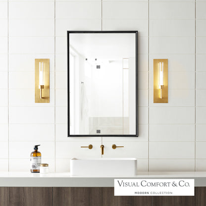 Visual Comfort Modern Linger Wall Sconce Nightshade Black